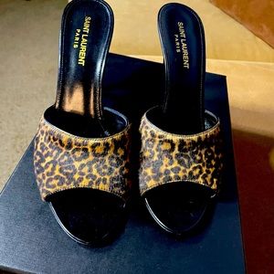 Saint Laurent Leopard brown size 8.5